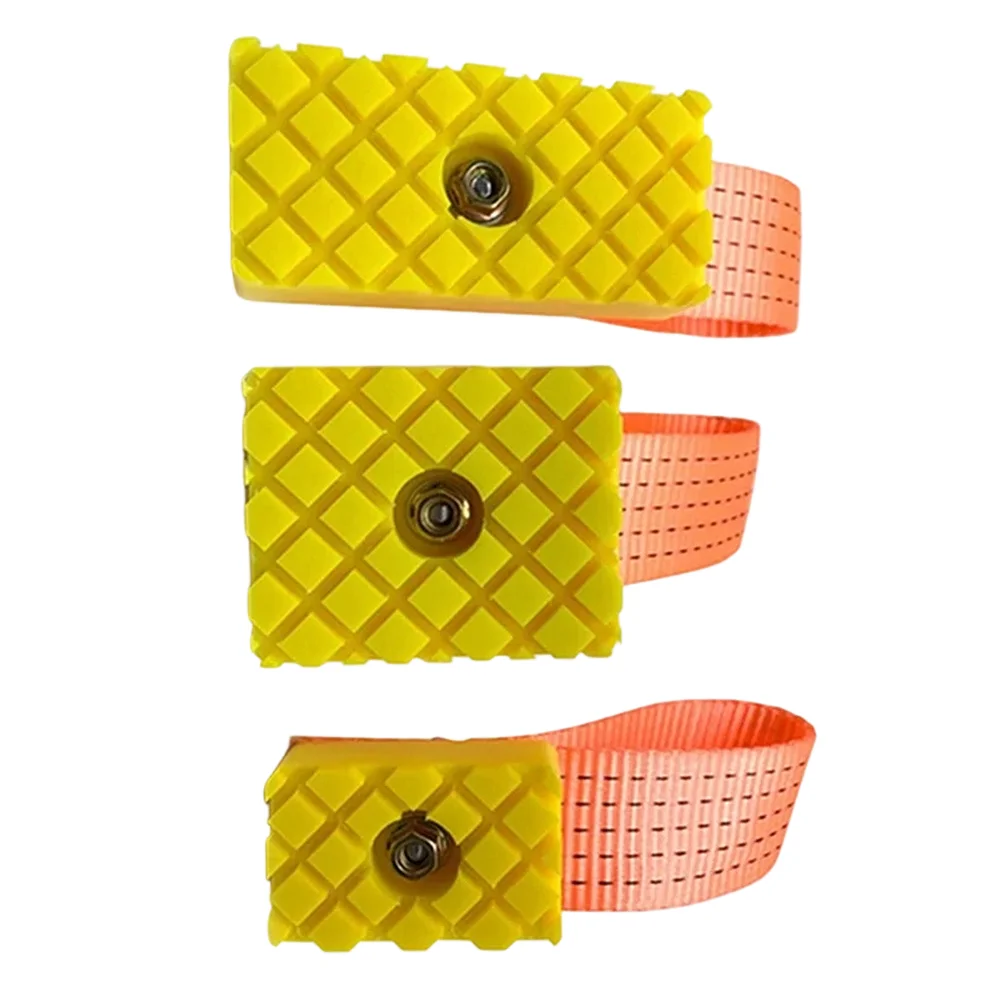 Yellow Nylon Glue Puller Tabs 3pcs Set Paintless Dent Repair Tool Kit For Auto Body Car Dent Removal And Vehicle Fixing Acces
