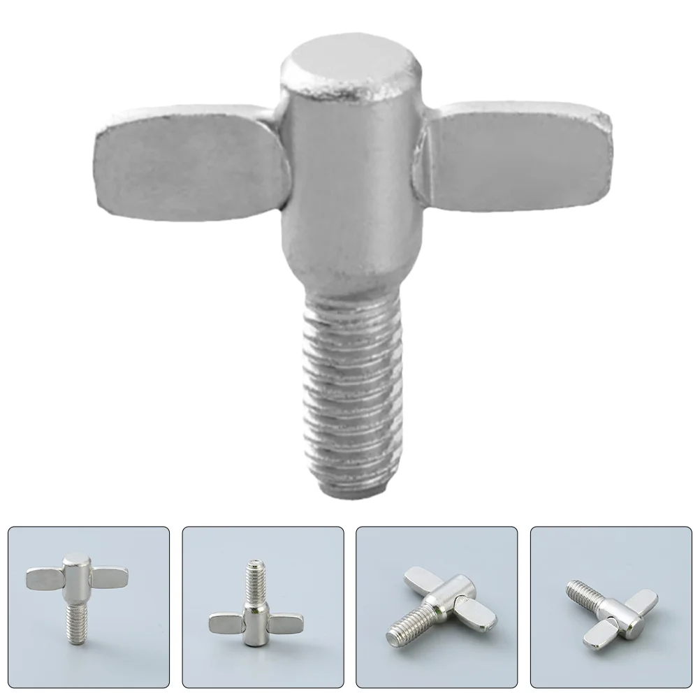 

6pcs Drum Nuts Metal Fixing Replacement Accessories Percussion Instrument Drums Wing Screw Parts Hardware Tool Set