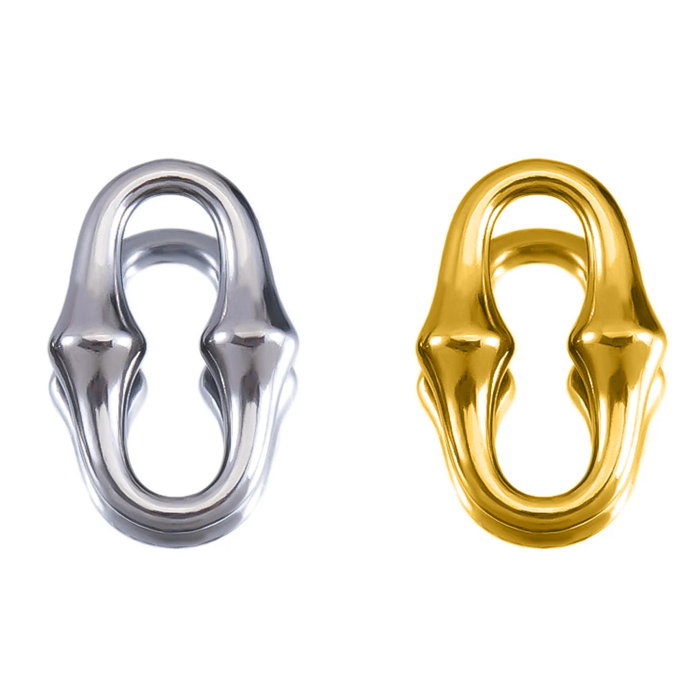 2 Stück Edelstahl-Knochengelenke, Anhänger, Perlen für DIY-Armbänder, Halsketten, Schmuckherstellung, Zubehör