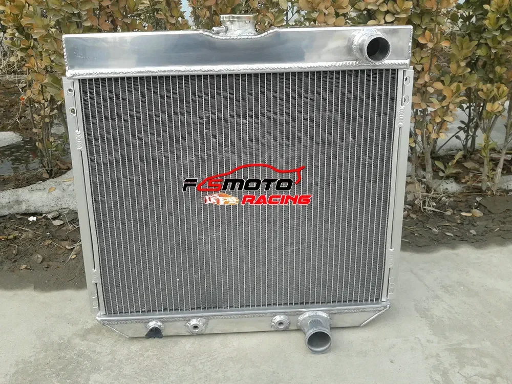 Radiador de carreras de aluminio de 62mm para Ford Mustang 1963-1969 1967-1969 68 67 69 Ford Fairlane