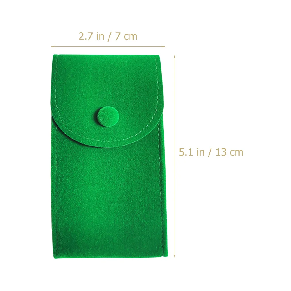 

2 Pcs Portable Bag for Watch Simple Pocket Travel Organizer Pouch Bracelets Case
