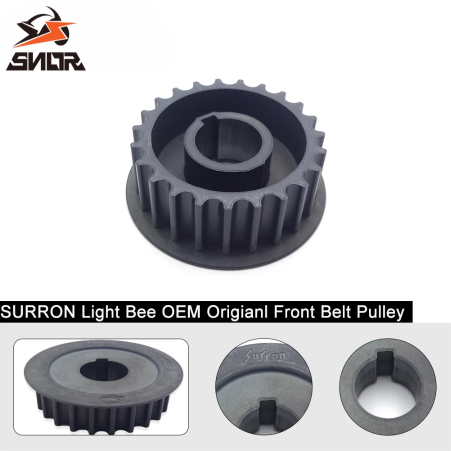 

SNOR For SURRON Motorcycle Original Engine Drive Wheel Front Belt Pulley Transmission Gear Light Bee X S Off-Road Electric Bike