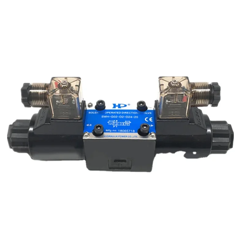 24VDC SWH-G02-D2-D24-20 تايوان صمام التحكم الهيدروليكي صمام الملف اللولبي للآلة