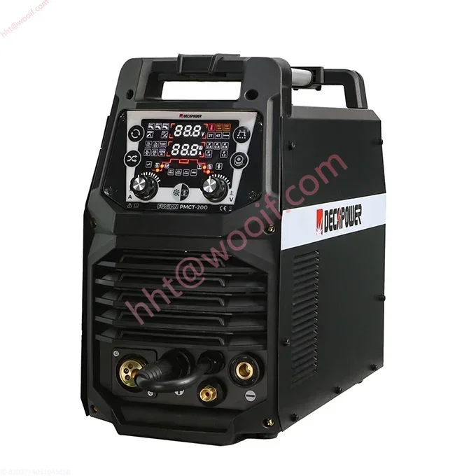 Decapower Single Phase Gas Gasless MMA TIG CUT MIG Pulse 6 in 1 Arc  Welding Machine 200A