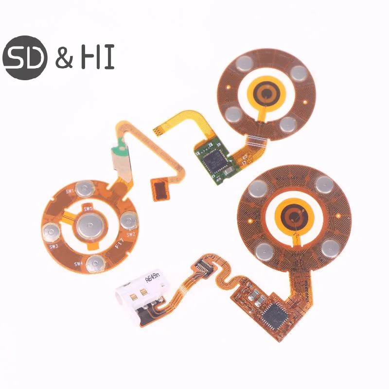 Rueda de clic con cinta de cable flexible para IPod Nano 2 2nd 3 3rd 5 5th Accesorios