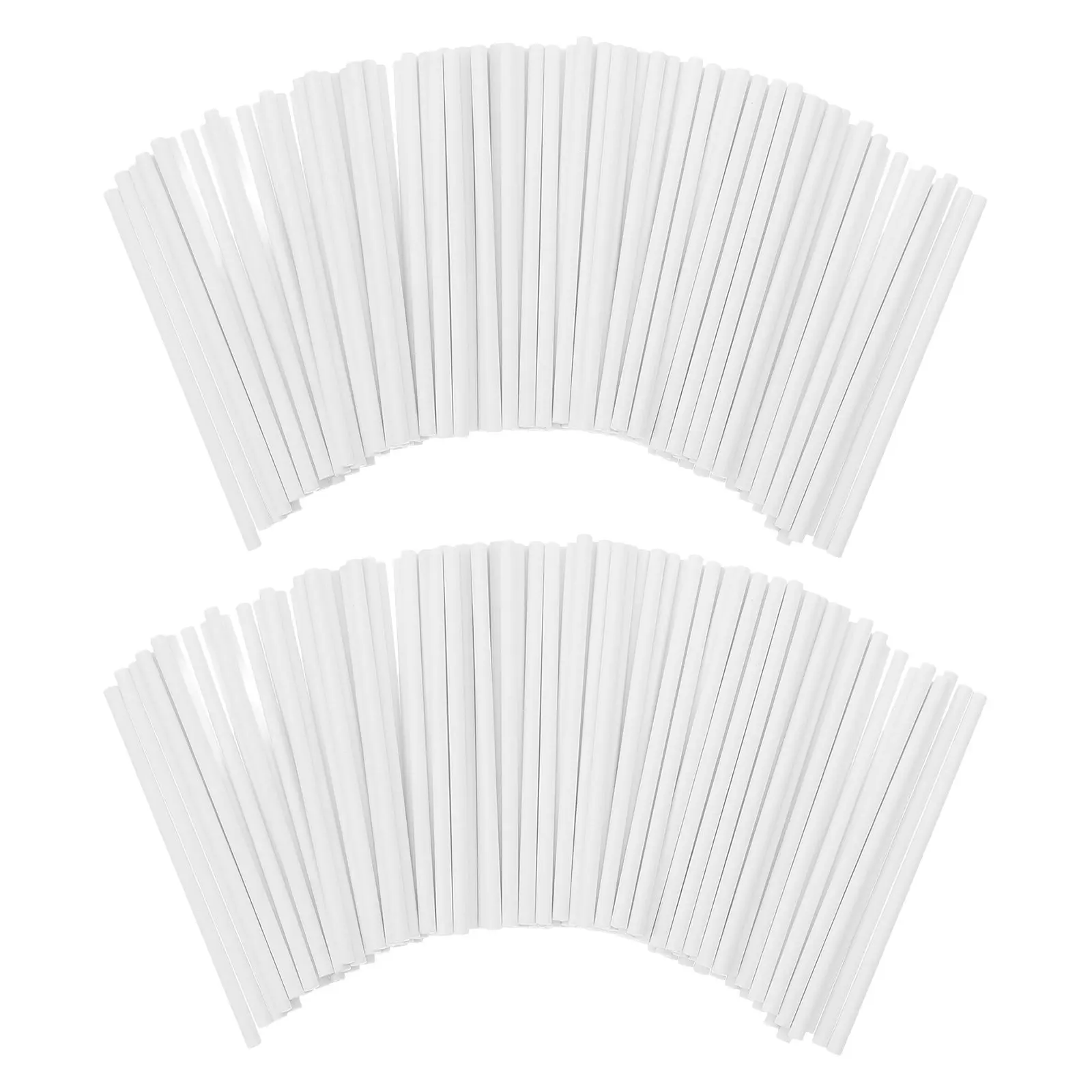 300Pcs White Paper Lollipop Sticks 7.6cmx3mm Cake Pop Rods for DIY Candy Making Cake Supplies Lollipop Sticks Paper view 3