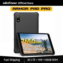 Ulefone Armor Pad Pro robuuste tablet IP68/IP69K 4G MT8788 tablet 16GB RAM (8+8GB RAM) 128GB ROM 48MP Android 7650mAh