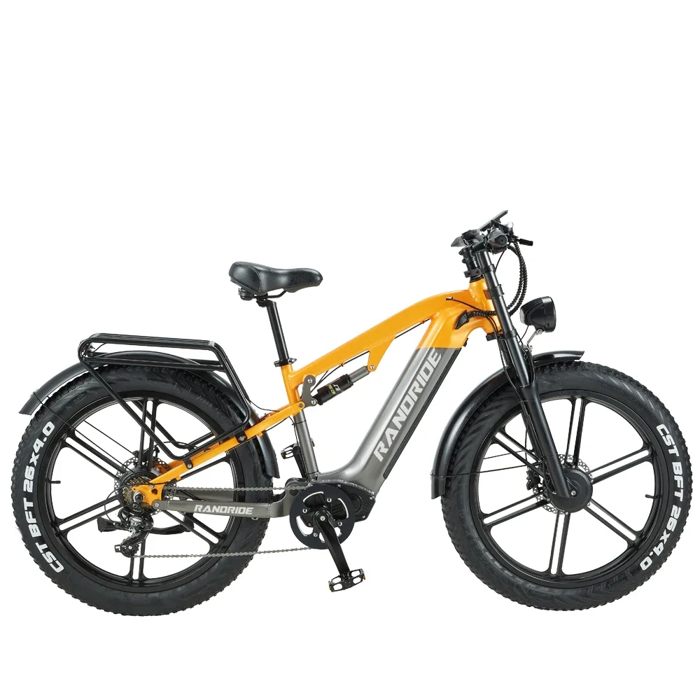 AliExpress RANDRIDE 48V 20Ah 1000W Dual Motor Electric Bike for Adults 26 Inch Fat Tire Off-Road Cycling Experience