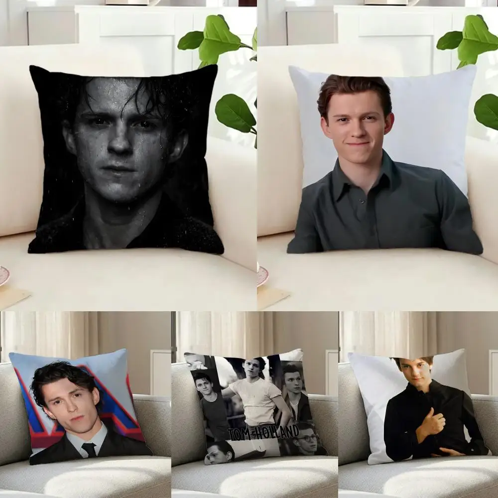 T-Tobey Maguire legendary  Cushion Cover Washable Faux Linen Cover Modern Lightweight for Living Room Sofa
