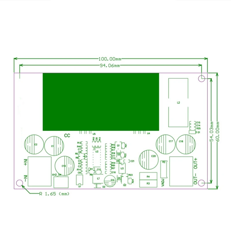 DC-DC Buck Converter DC12-75V To 2.5-50V 600W Buck Regulator Voltage Constant Current Adjustable Power Supply Module Durable