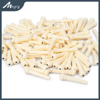 50 個楽器弦ネイルブリッジピンチューニングトーンテールピースアコースティックギターブリッジピン練習固定耐久性