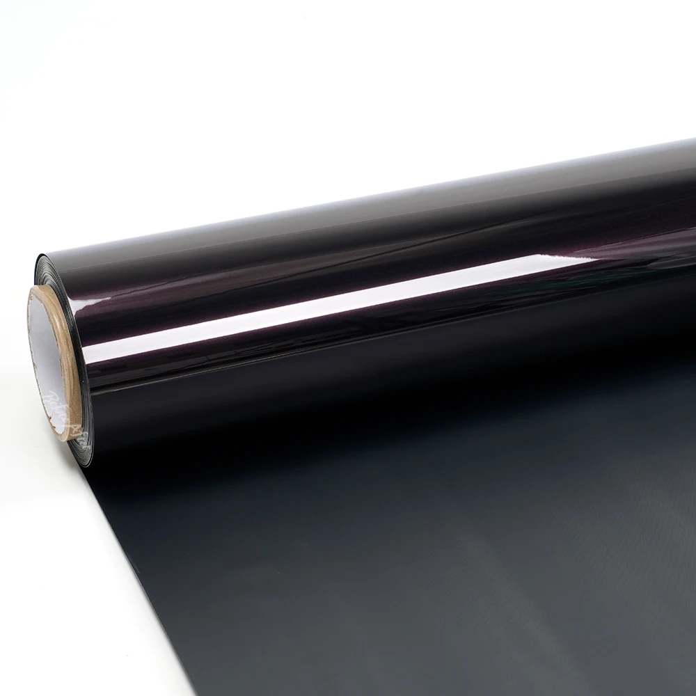 Metaalverf Rose Paars Glanzend Metallic Paars Vinyl Wrap Film Autobescherming Body Wrapping Vinyl Film met luchtbelvrij