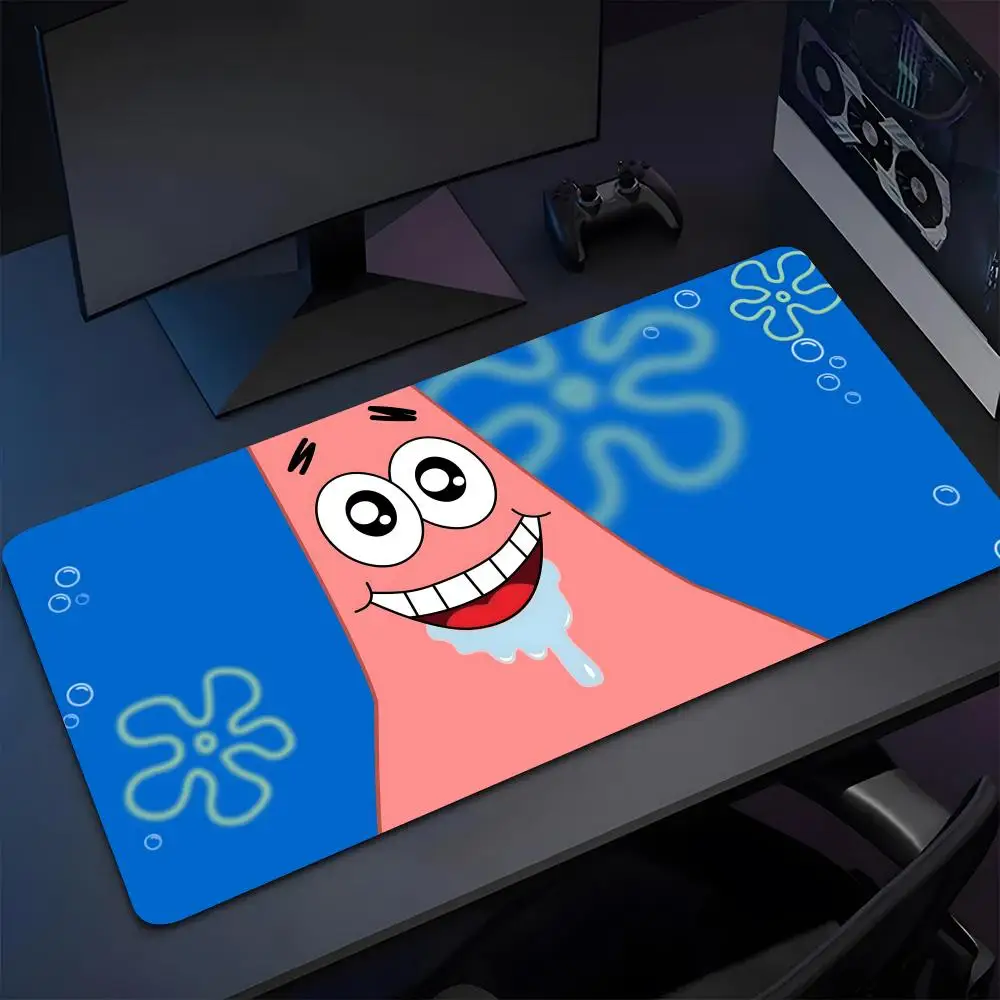 cartoon S-SpongeBob Cute Mouse clearly Pad large keyboard mouse desk pad non-slip rubber gaming mouse pad laptop carpet 1200x600