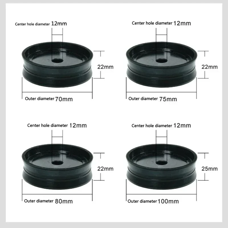 1PC Diameter 70/75/80/100 mm Air Cylinder Piston of Tyre Changer Rubber Plug Quick-wear Part Fittings