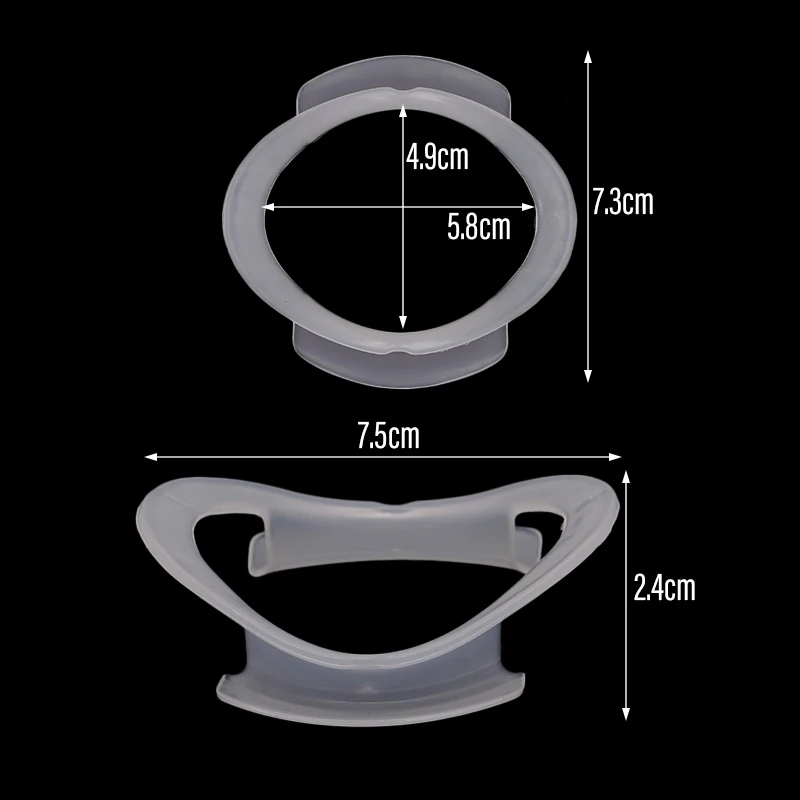 1 szt. Dentystyczny O-kształt otwieracz do ust ortodontyczny zwijacz ustny do ust