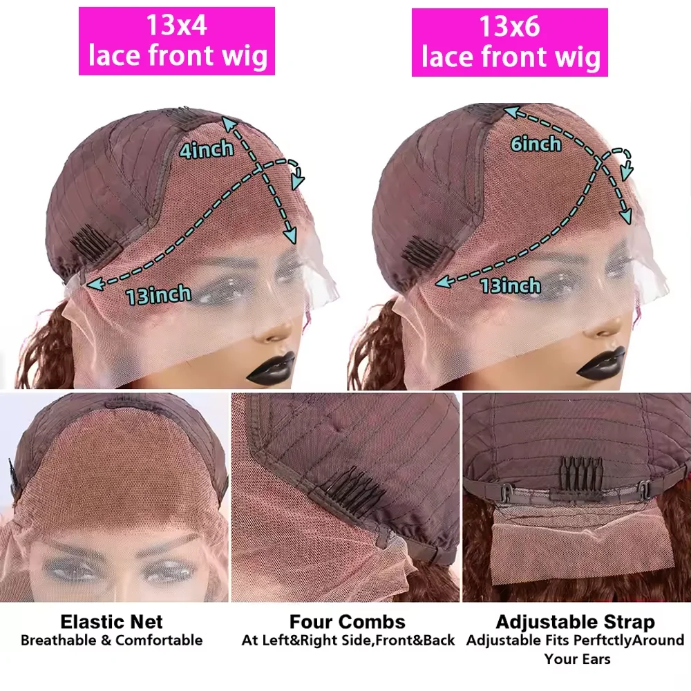 200 الكثافة الشوكولاته البني 36 بوصة العظام مستقيم الدانتيل الجبهة باروكة من شعر طبيعي 13x6 شفافة HD الدانتيل الباروكات الأمامية قبل قطعها #5