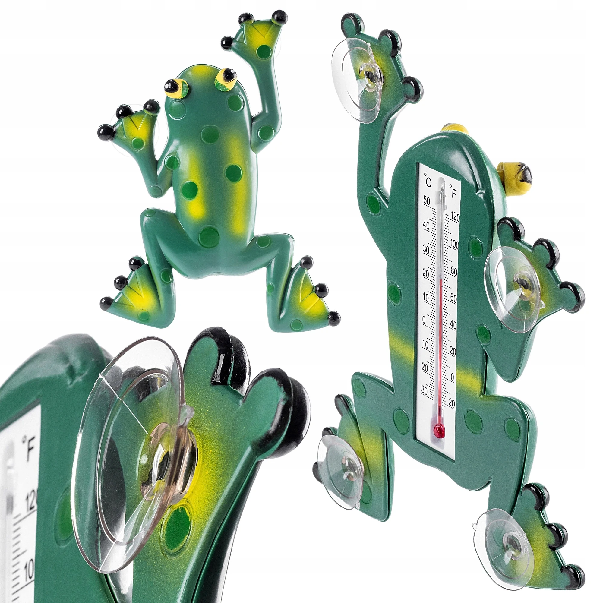 Picture 7: KADAX External Window Thermometer For Window Suction Cup Frog Self Adhesive