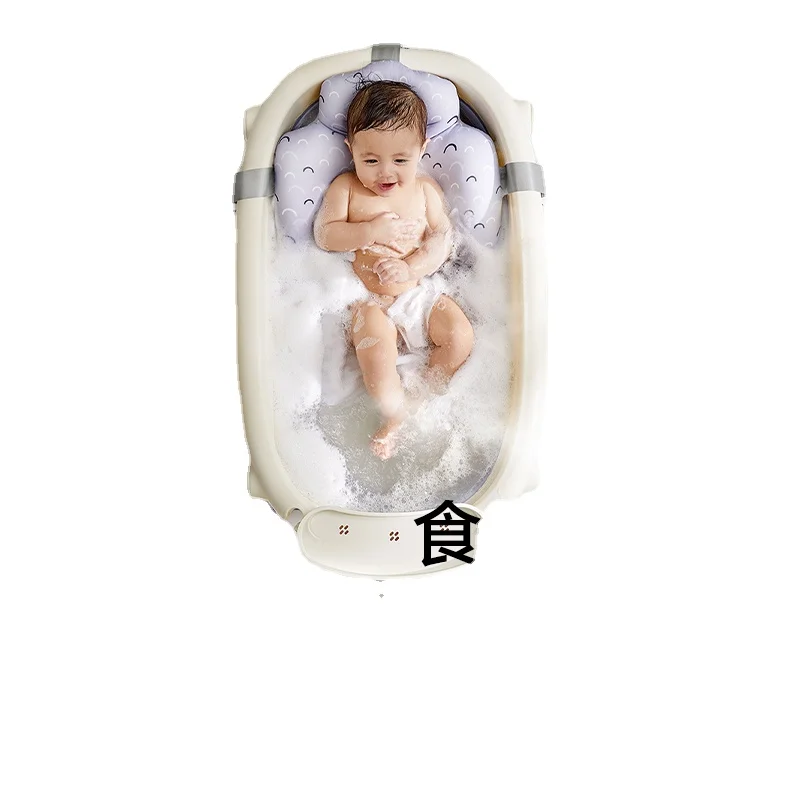 

Yy Baby Bathtub Bucket Butt Washing Foldable Storage Sitting and Lying Bathtub