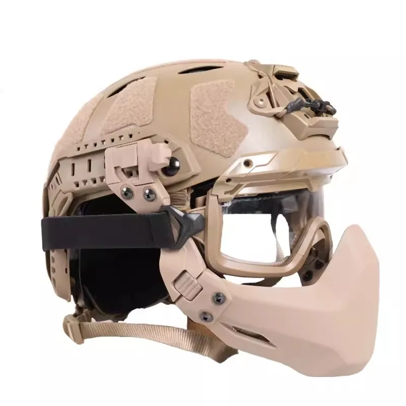 FAST Tactical Helmet fan Half face helmet fan training protective helmet