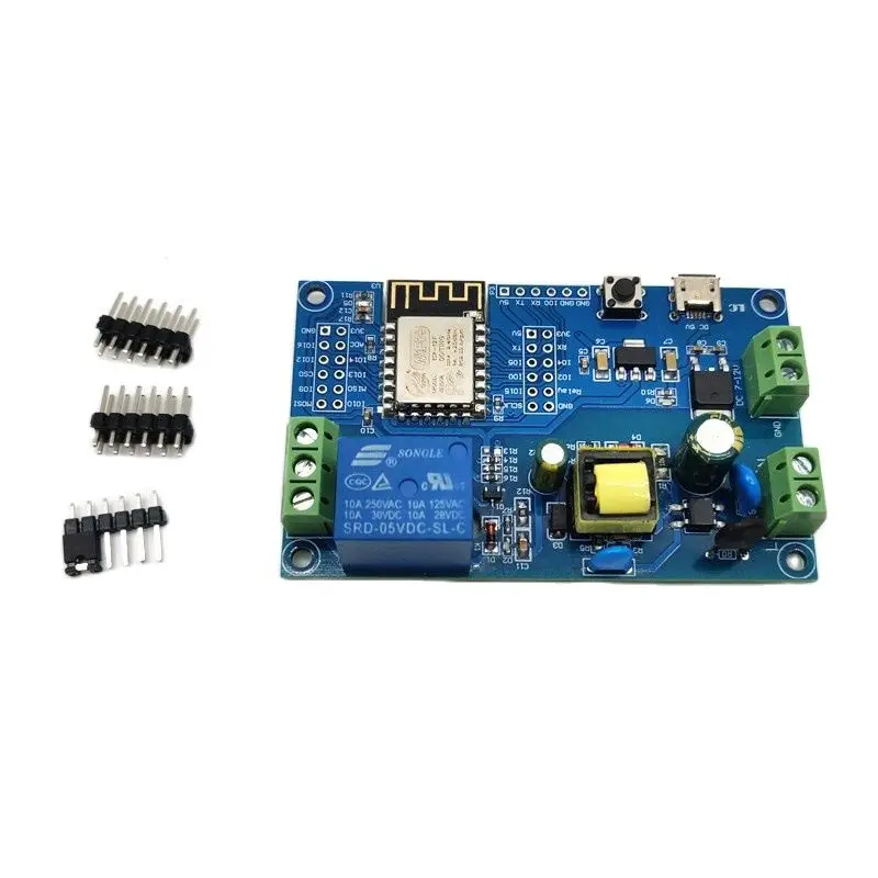 AC/DC power supply ESP8266 WIFI single-channel relay module ESP-12F development board secondary development