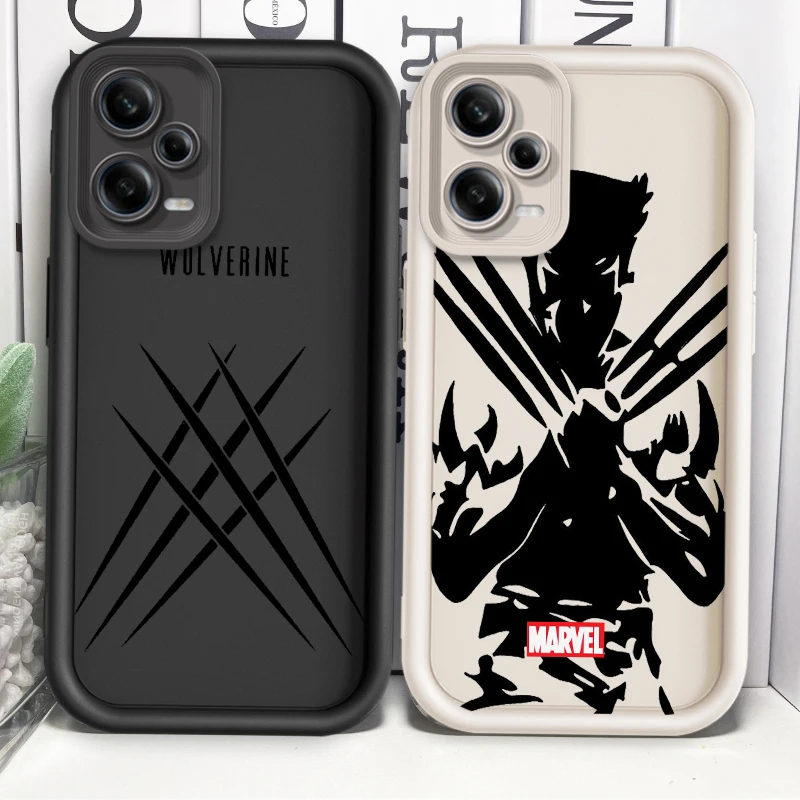 

Marvel Wolverine Deadpool Art Eye Ladder For Xiaomi Redmi Note 13 12 12C 11 11S 10 10C 10A 9C 9A Pro 5G Back Phone Case