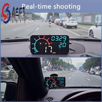AEF3-G11 HUD Head-Up Display GPS Car Display Speeding Alarm Driving Speed Universal Black Easy To Use