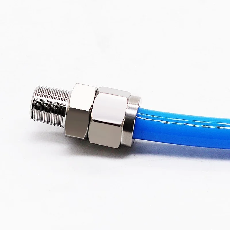 Trachea Quick Screw Pipe Fittings Copper Pneumatic Components Fast Twist Joint PC4 6 8 10 12mm Pipe Tube To M5 1/8 1/4 3/8 1/2