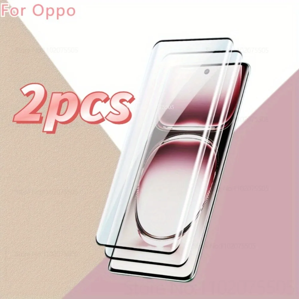 

2PCS Full Coverage Tempered Glass for OPPO Reno 14/13/12 Pro 14F 13F HD Screen Protector for OPPO Reno 11 Pro 8T 9/10 Pro+ Film