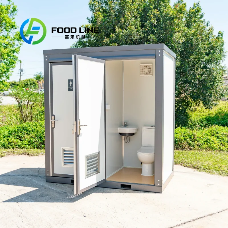 Prefabricated Outdoor Restroom Factory Finished Sanitation Cabin Avoid Complex On‑Site Construction Work For Outdoor Scenic Spot