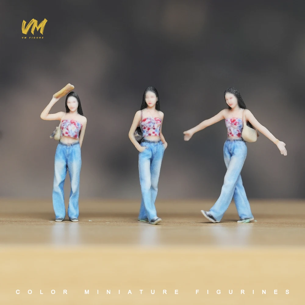 โมเดลจิ๋ว 1/64 1/24 1/18 แฟชั่นชาย สาวสวย ช่างภาพ นักร้อง นักขี่ม้า พิมพ์ 3 มิติ ของตกแต่ง งานฝีมือสร้างสรรค์