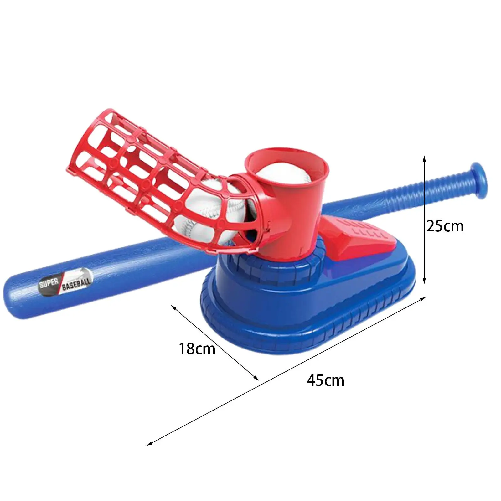 Baseball Pitching Machine for Kids, Durable Baseball Batting Machine with