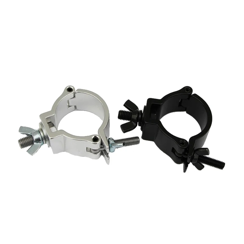 Single Loop Buckle Stage Light Hook DJSunart Light Aluminium Material Stage Lamp 100kg 48-52mm Lights Hook Truss Clamp Holder image 2