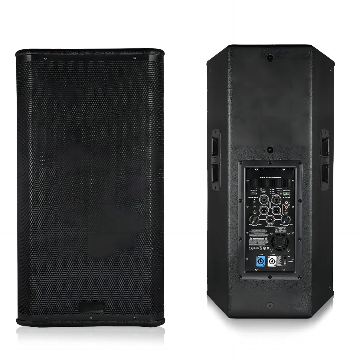 

KW15S 15 Inch 1000watts Wooden case Active Loudspeaker for Outdoor Indoor Recording Studio Monitoring