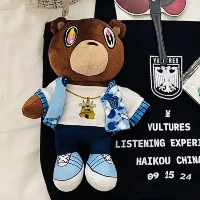 

Kanye Teddy Bear Plush Toy Stuffed Animal Soft Kawaii Cartoon Character Doll Gift For Kids Fans Home Decor Collectible