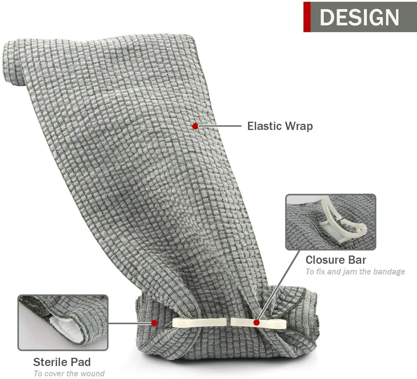 6/4 Inches Madicare Israeli Bandage Trauma Dressing First Aid Medical Compression Bandage Outdoor Emergency Bandage