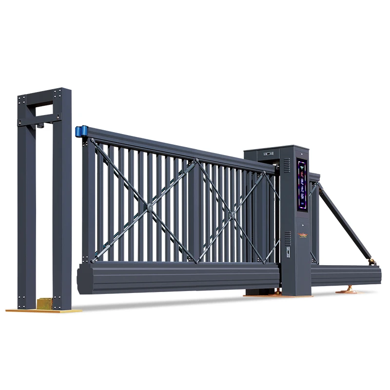 

Automatic Modern Cantilever Sliding Gate Electric Aluminum Alloy Gate For Villas Made In China By Manufacturer