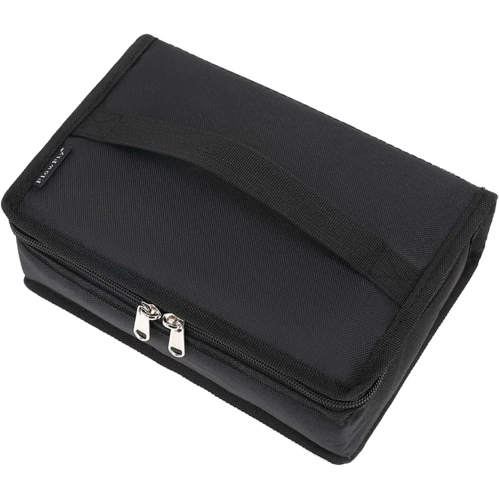 

Миниатюрный портативный термосумка-ланчбокс с ручкой, подходит для работы и учебы, черный.