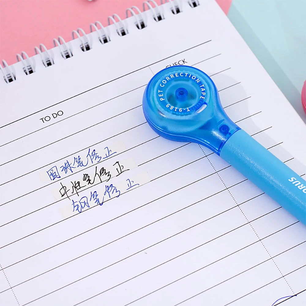 6 M เทปแก้ไข Macaron สี Creative Design Corrector ปากกาสบายถือ Kawaii เครื่องเขียนอุปกรณ์โรงเรียน