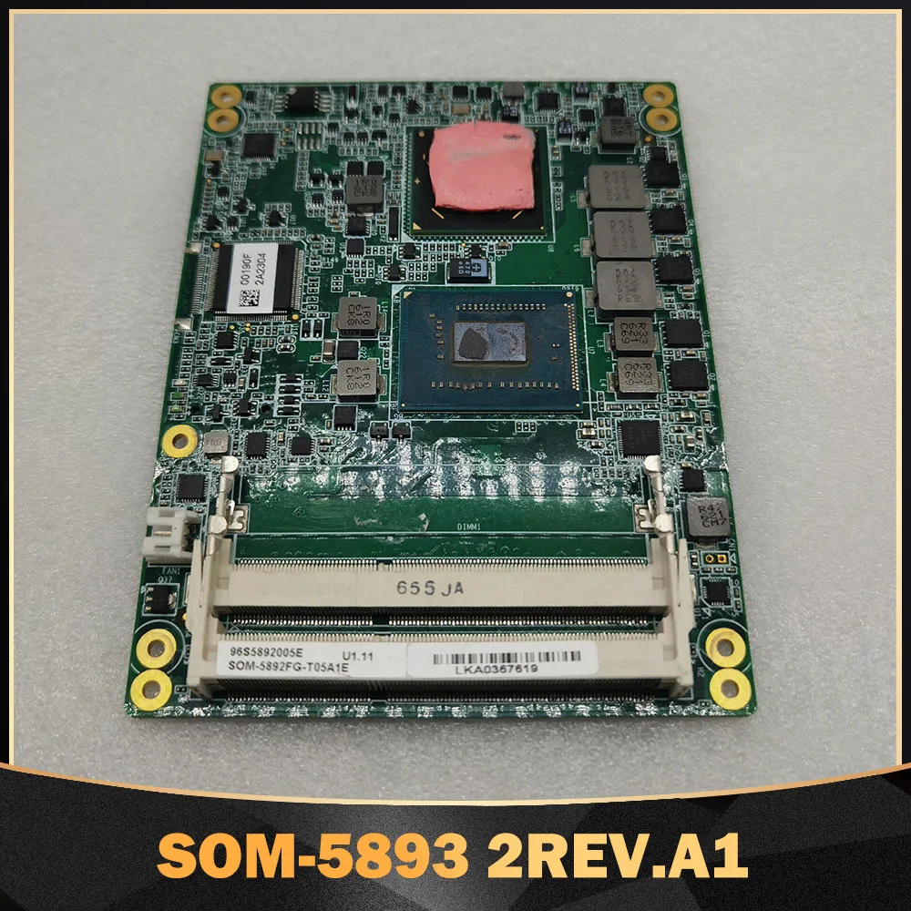 For Advantech SOM-5893 2REV.A1 Industrial Control Motherboard SOM-5892FG
