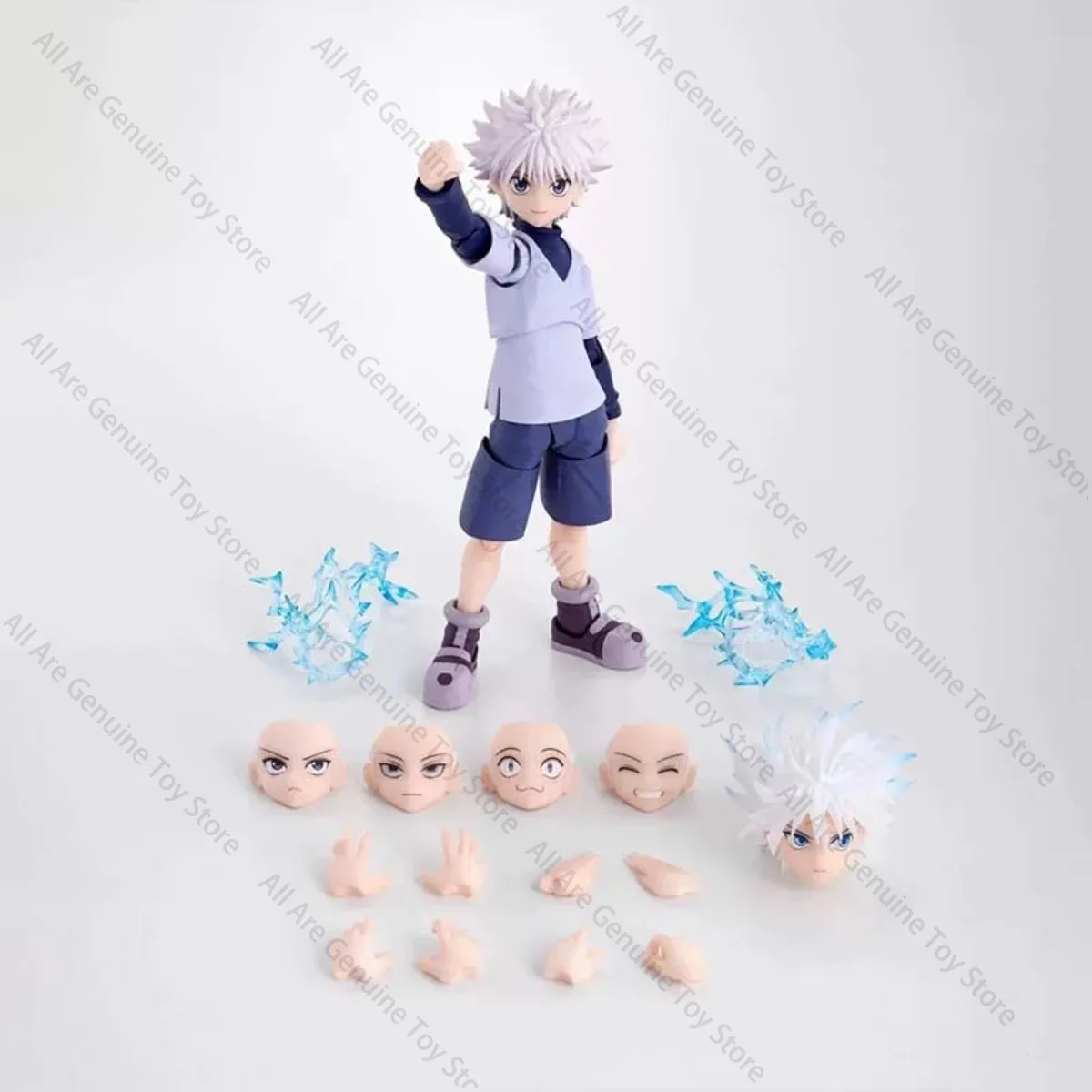 Genuine Bandai Original Hunter x Hunter Model Kit SHF Killua Zoldyck Anime Figures Action Model Toys Gifts Boy girl In Stock