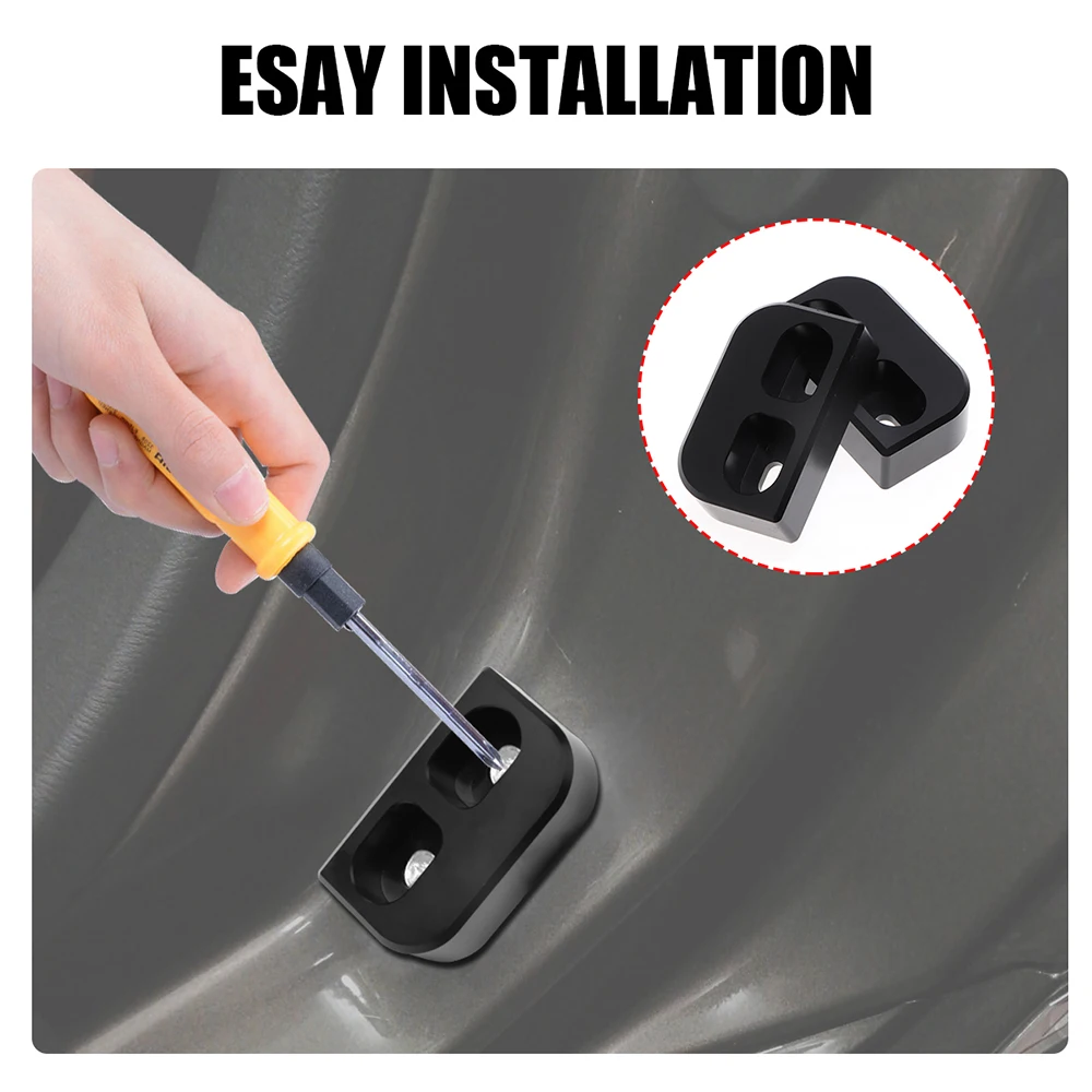 2/4PCS Rivestimento della porta Porta fissa adatto per MX-5 Miata1989-2020 Rivestimento della porta antivibrante Lavorazione CNC Accessori automobilistici