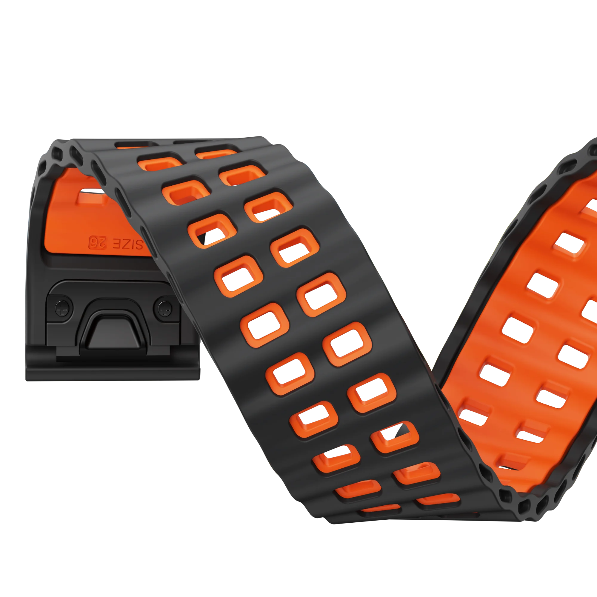 Marine Zweifarbiges Schnellverschluss-Silikon-Uhrenarmband mit 316SS-Schnalle für Garmin Fenix 5-8, Tactix, Epix Pro, Instinct – Detail 4