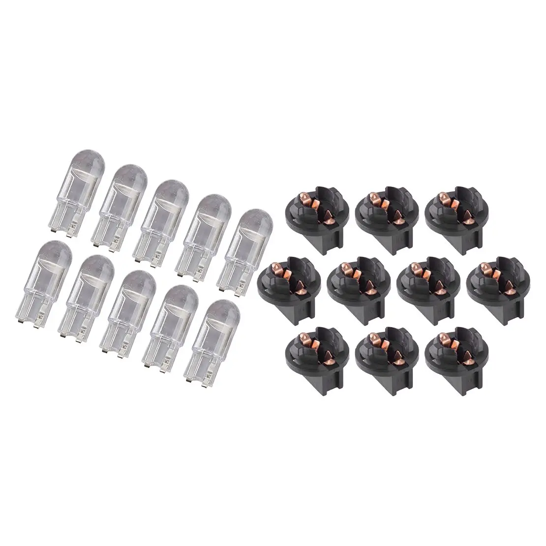 10sets Blue Car Gauge Cluster COB Dashboard Bulbs Sockets Instrument Panel Light T10 fit for Chevy C10 C20 C30 Truck 1973-1987