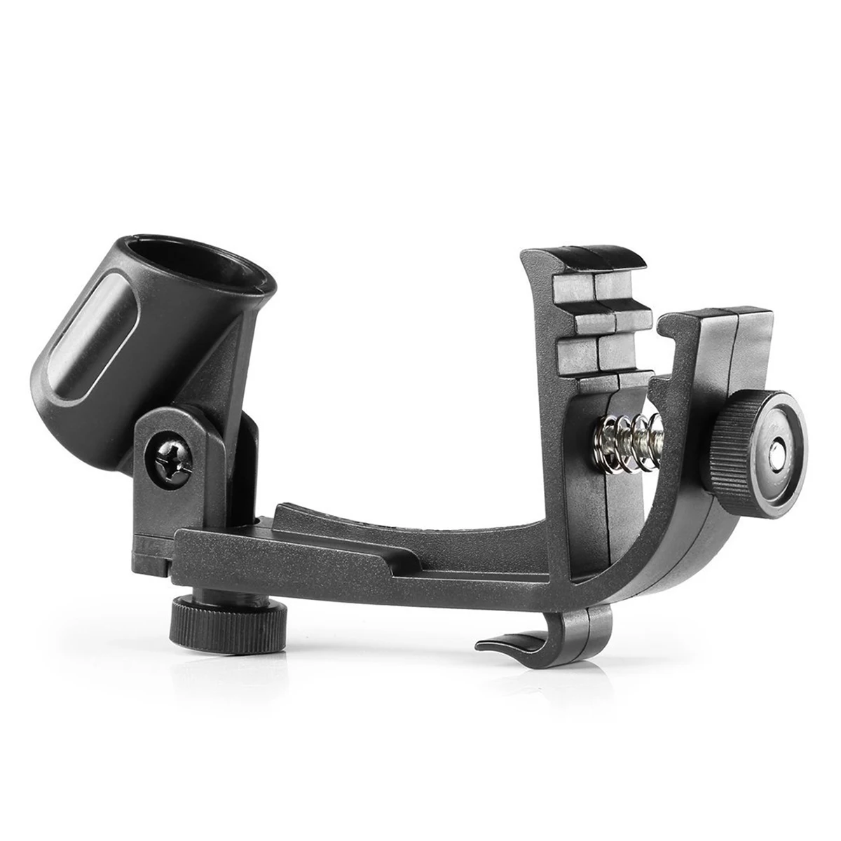 

2pcs Adjustable Drum Mount Microphone Clamps Holder Mic Clip Anti Shake Anti-Slip Base Height Gradient Control Compatible For