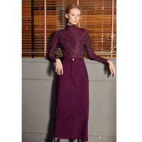 AP 2026 Autumn and Winter Women Mesh Printing Shirt Modal Lining Stretch Skirt - Image 5