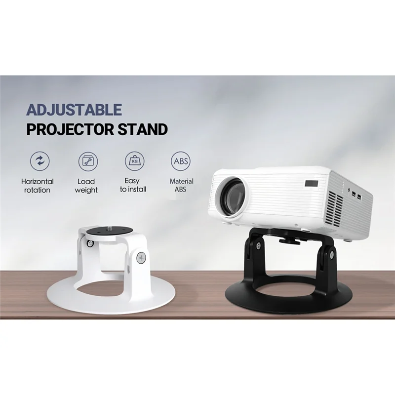 Y43A-Projector Stand For XGIMI JMGO Xiaomi Home Theate Universal Desktop Stand 180° Rotatable Projectors Bracket Holder