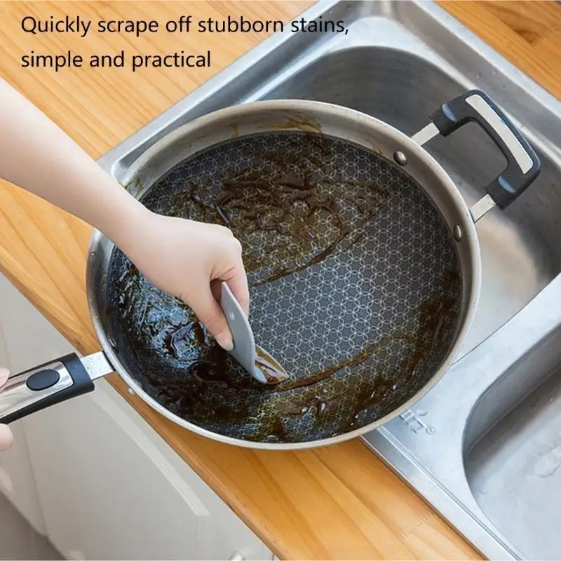 Portable Penguins Shaped Silicone Spatula For Kitchen Mixing And Spreading Easy Cleaning Dirt and Grease Cleaning Tool 0XXB