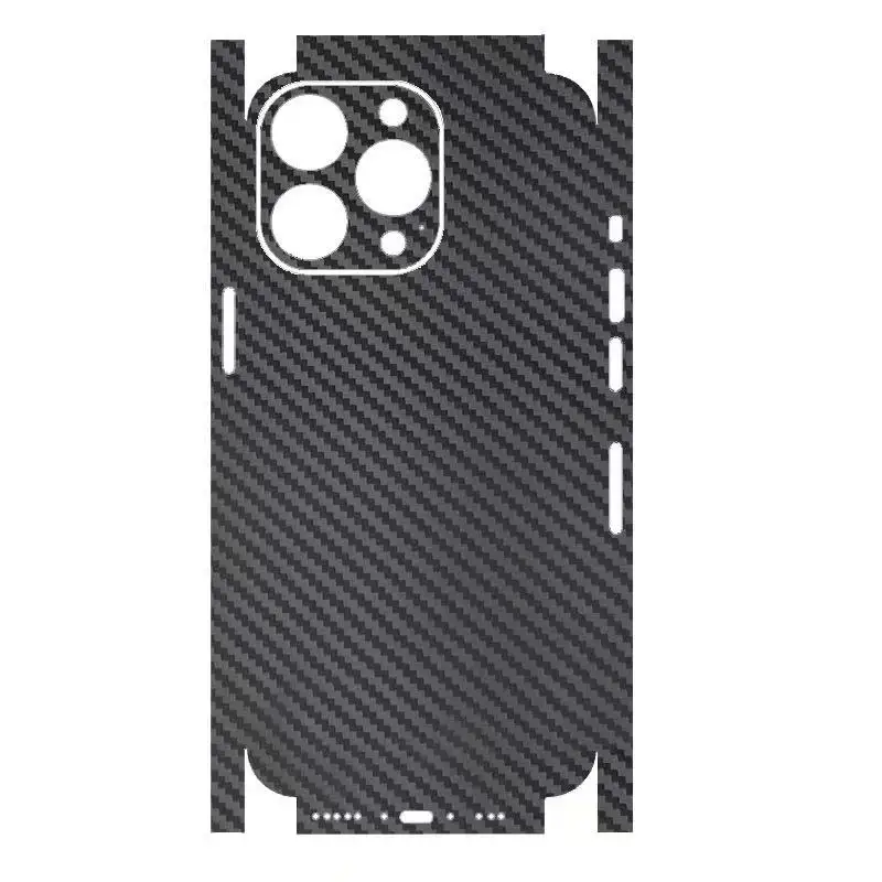 2PCS/LOT  Carboon Skin Sticker For iphone 17 16 15 14 13 pro max mini plus Back Cover Stickers Protection Film