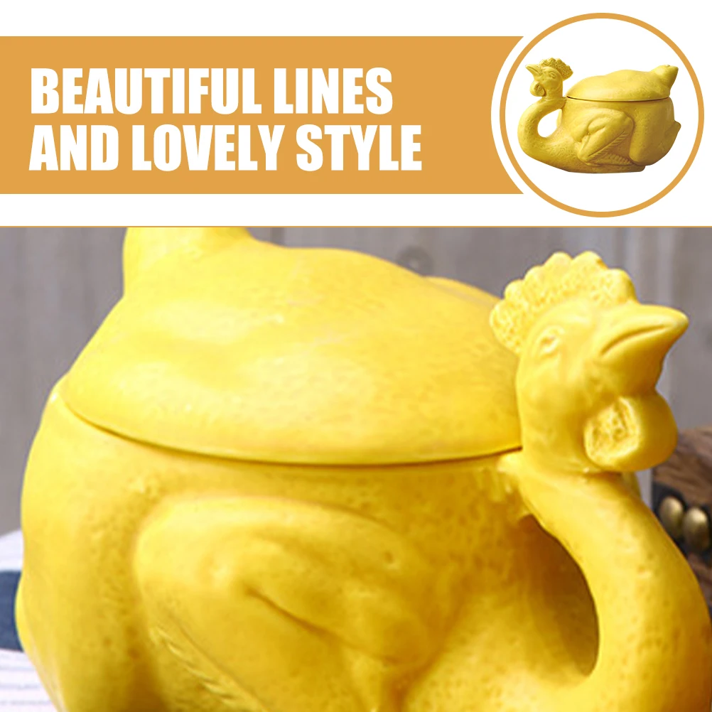 

Ceramic Chicken Mug Simple Design Home Office Cafe Restaurant Coffee Tea Milk Water Juice Cup Ceramic Mug with Lid