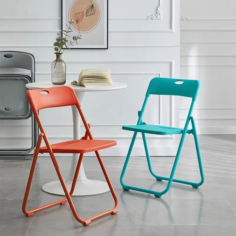 

Folding Chair Learning Office Backrest Stool Home Dining Chair Business Negotiation Reception Chair Outdoor Exhibition Folding